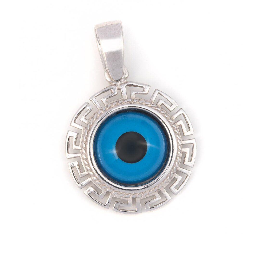 Sterling Silver Evil Eye Pendant