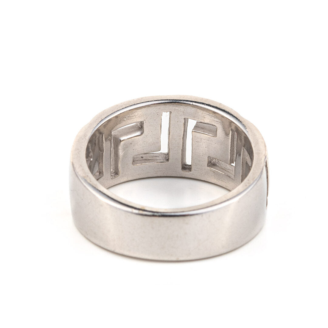 Greek key Ring - Sterling Silver