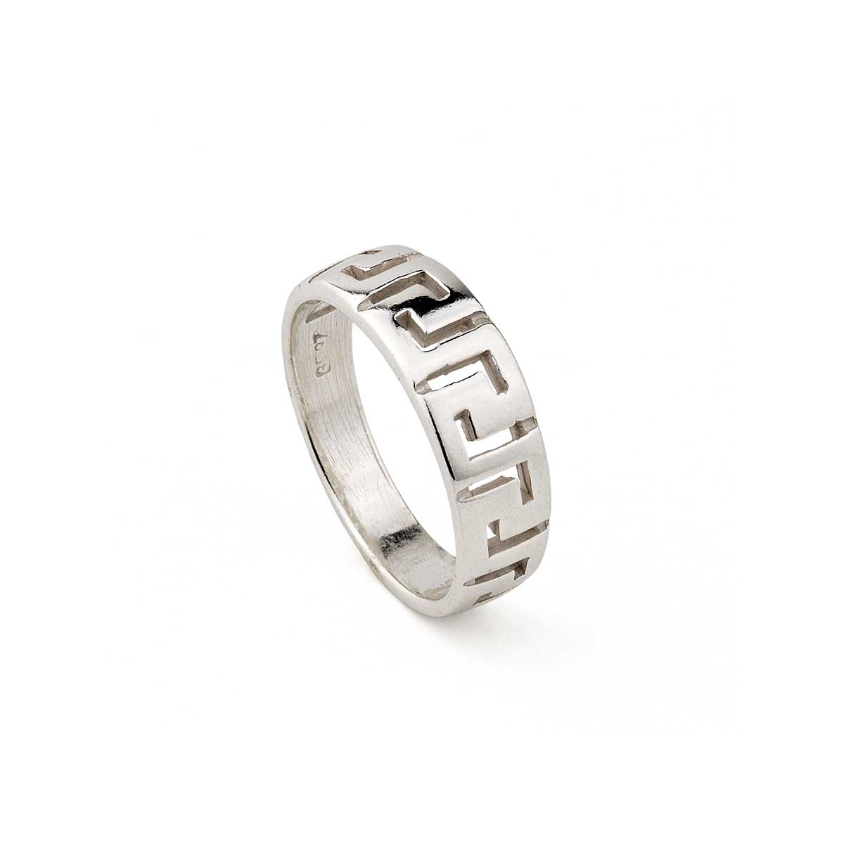 Greca Ring in 925 Sterling Silver