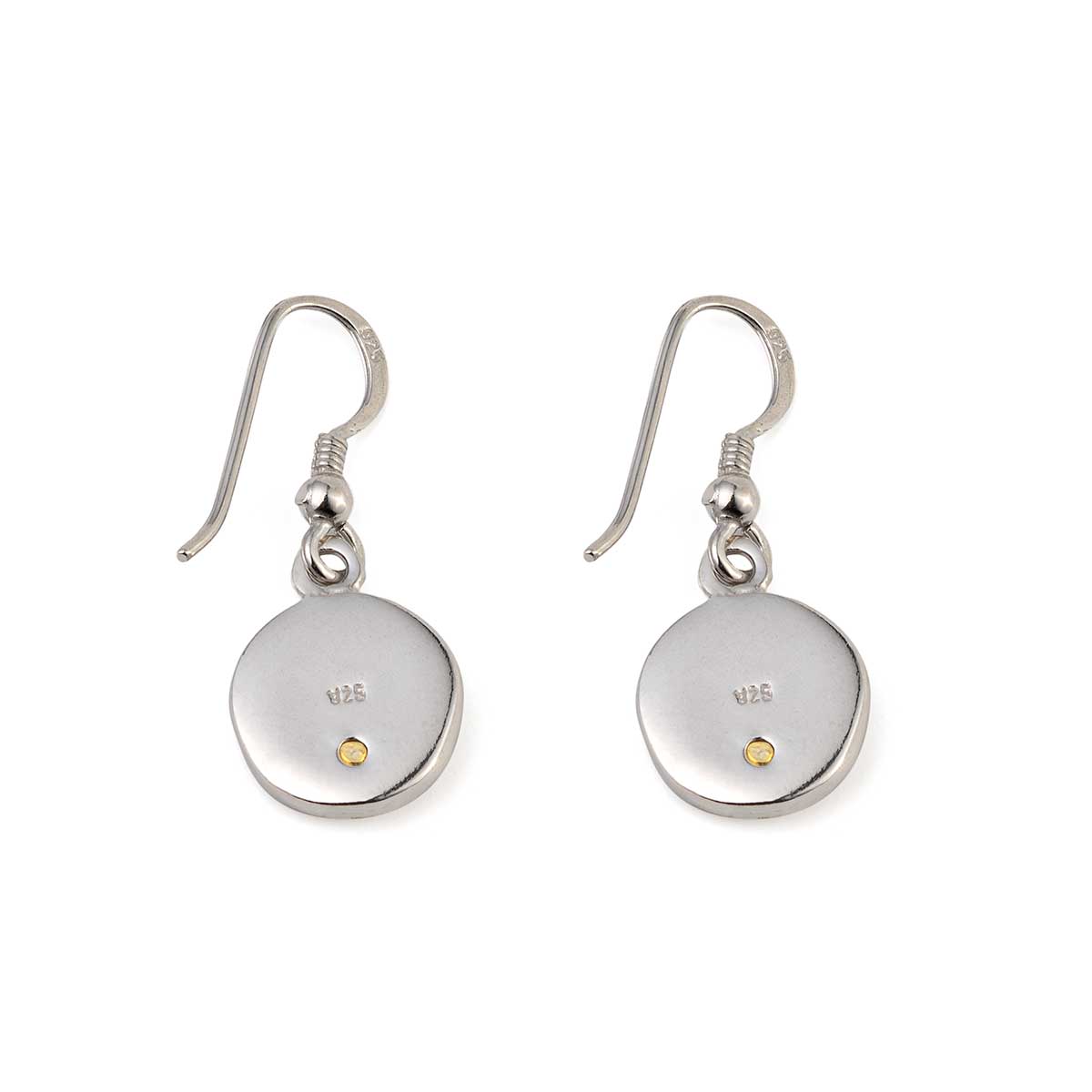Athena Earrings in 925 Silver and Gold Plated
