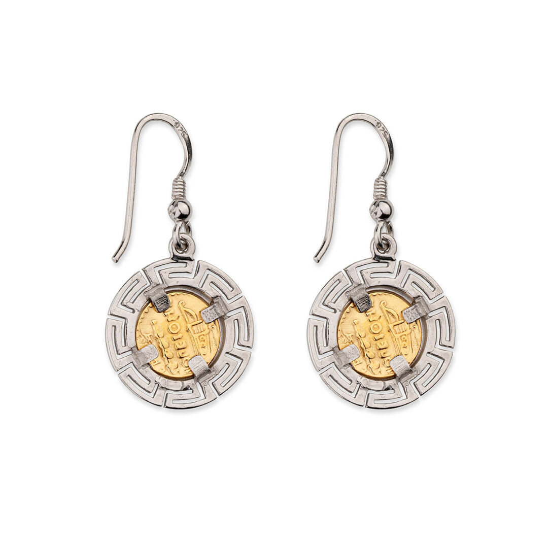 Alexander the Great Dangle Earrings - 925 Sterling Silver