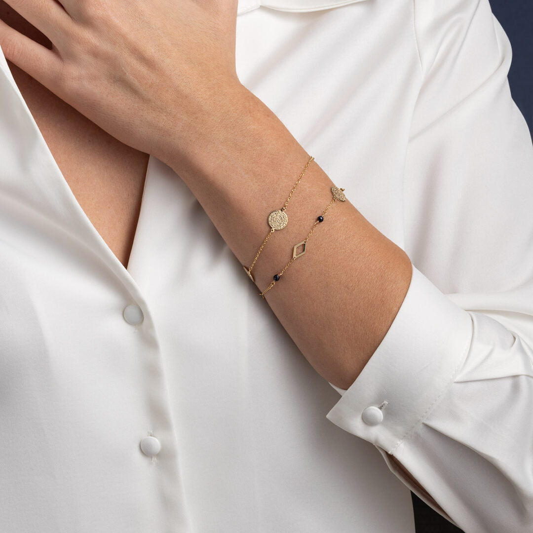 Phaistos Bracelet – 14K Gold