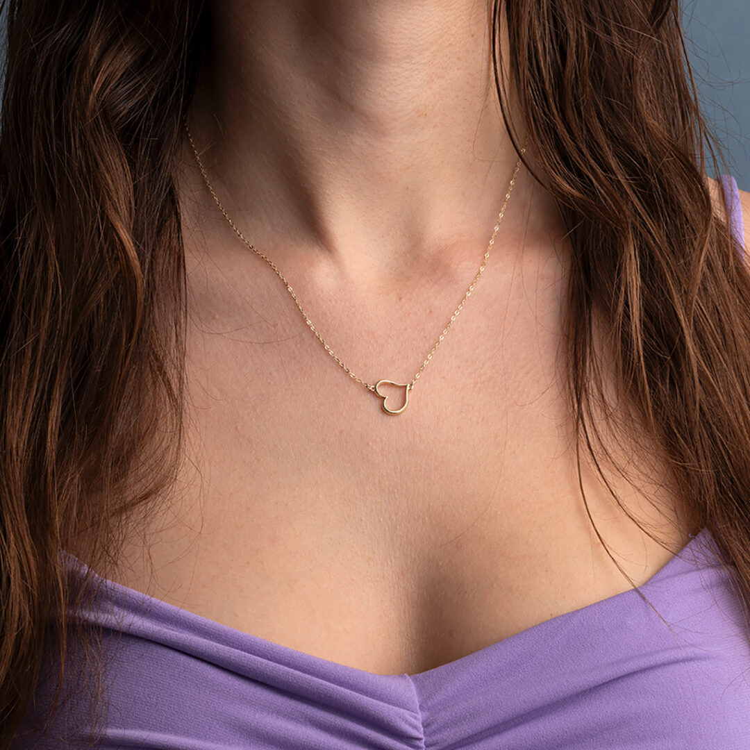 Heart Necklace - 14k Gold