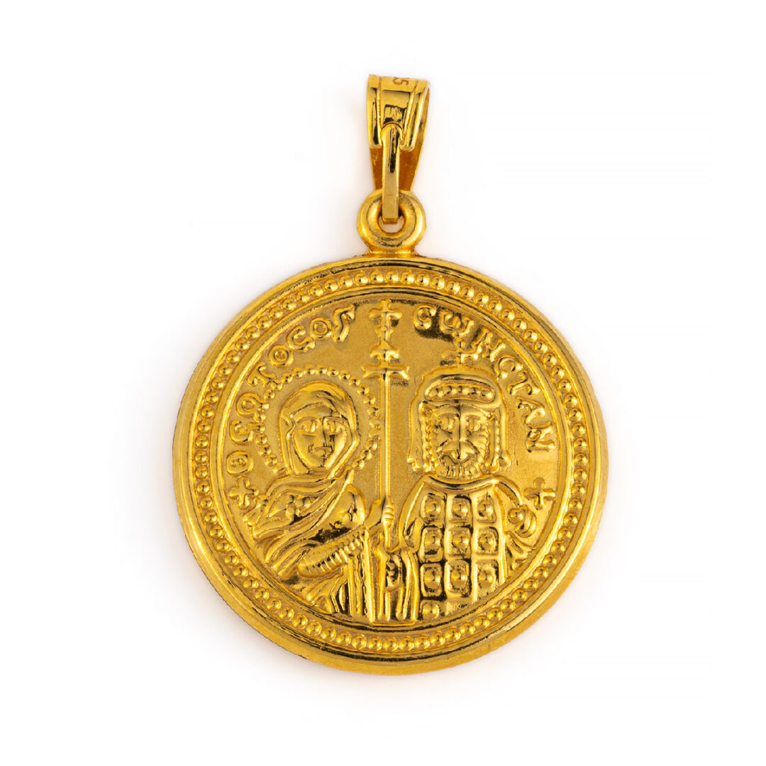 Constantinato Pendant in 14K Yellow Gold