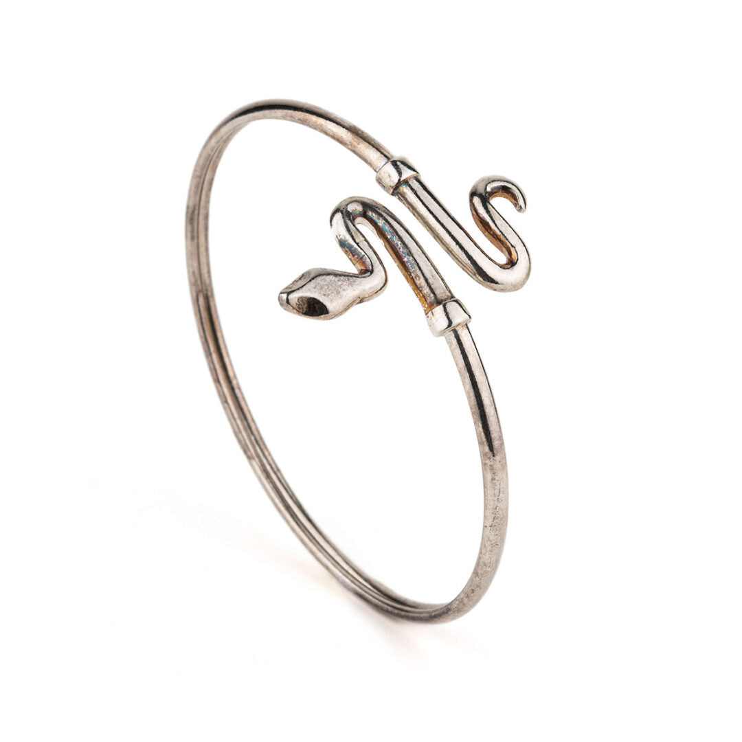 Snake Cuff Bracelet – 925 Sterling Silver