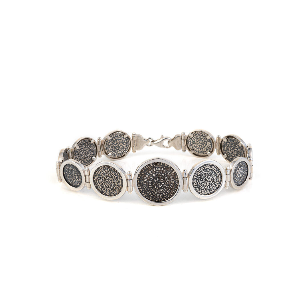 Phaistos Disc Link Bracelet