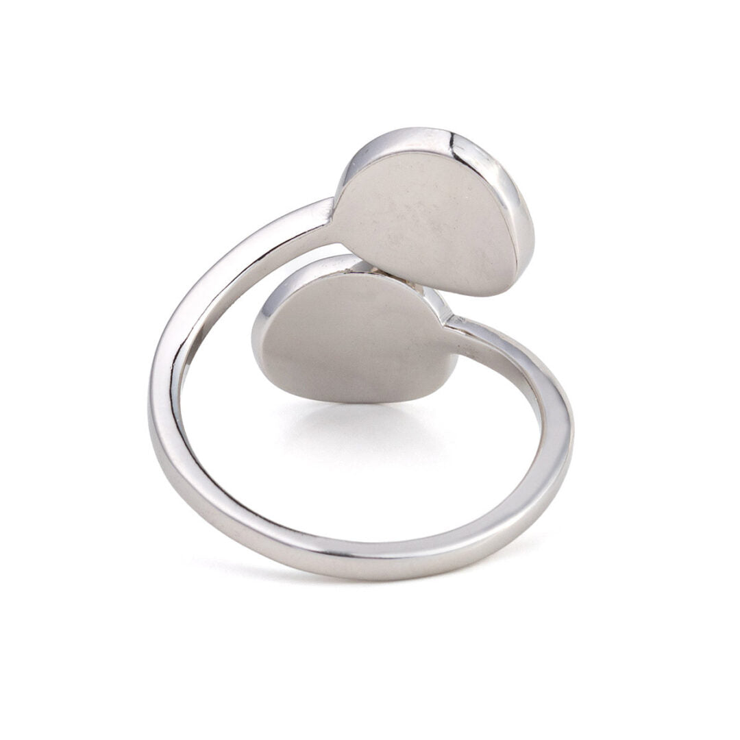 Phaistos Disc Blue Opal Ring – 925 Sterling Silver