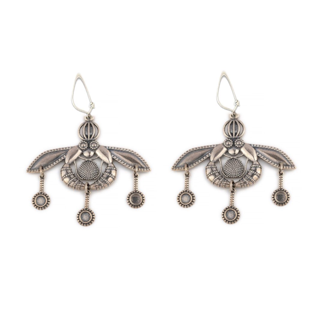 Greek Minoan Bees Earrings – 925 Sterling Silver