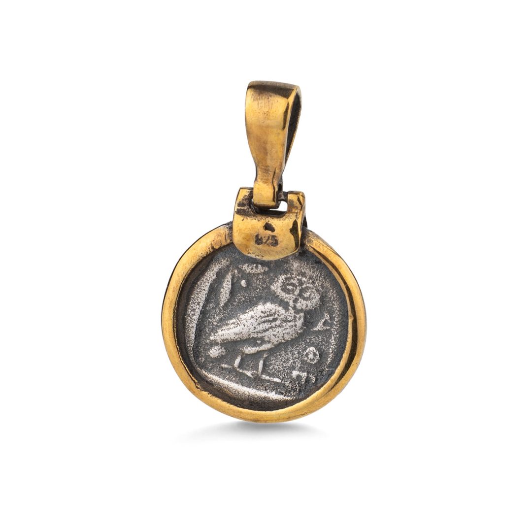 Athena Pendant in 925 Sterling Silver Gold Plated