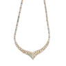 Greek Key Necklace with Blue Opal - Sterling Silver — White