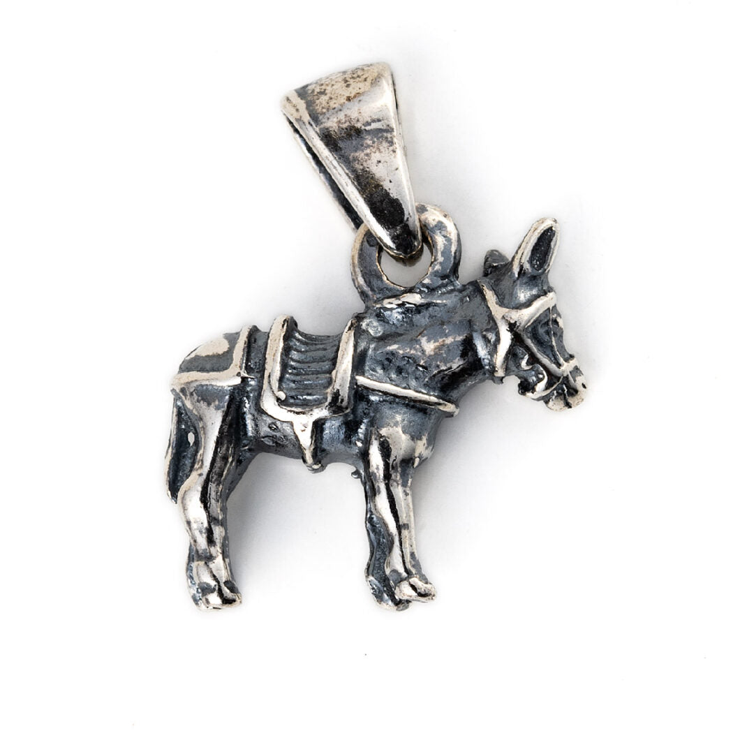 Donkey pendant - 925 Sterling Silver