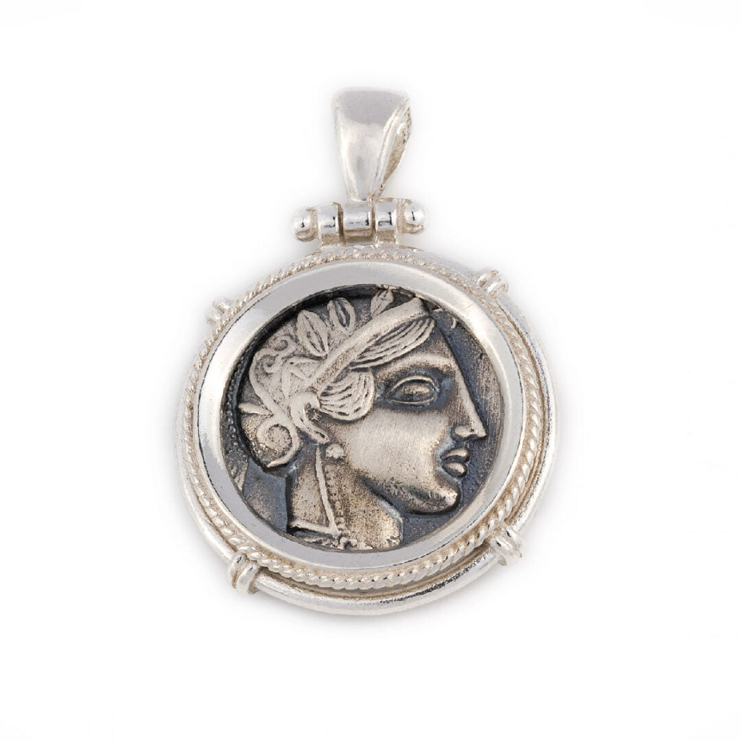 Goddess Athena & Owl Pendant