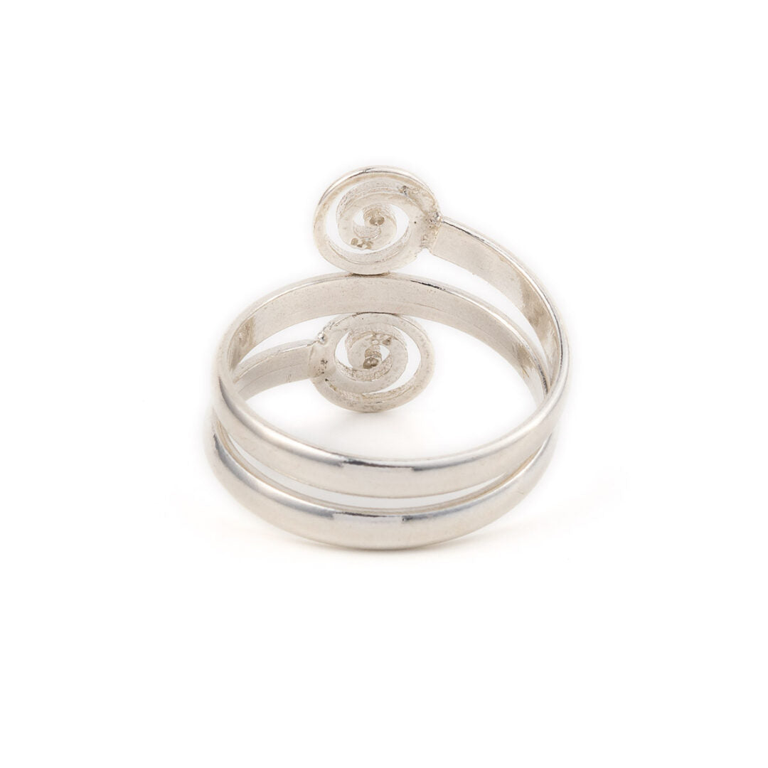 Spiral Ring in Sterling Silver