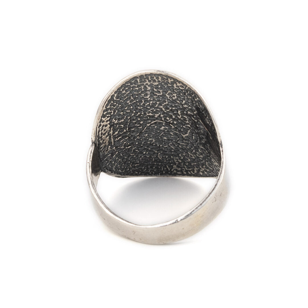Sterling Silver Phaistos Disc Ring