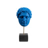 Greek Mask of Alexander the Great – Historical Art Décor — Blue