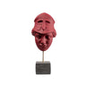 Mask of Athena – Greek Goddess of Wisdom Decorative Sculpture — Bordo