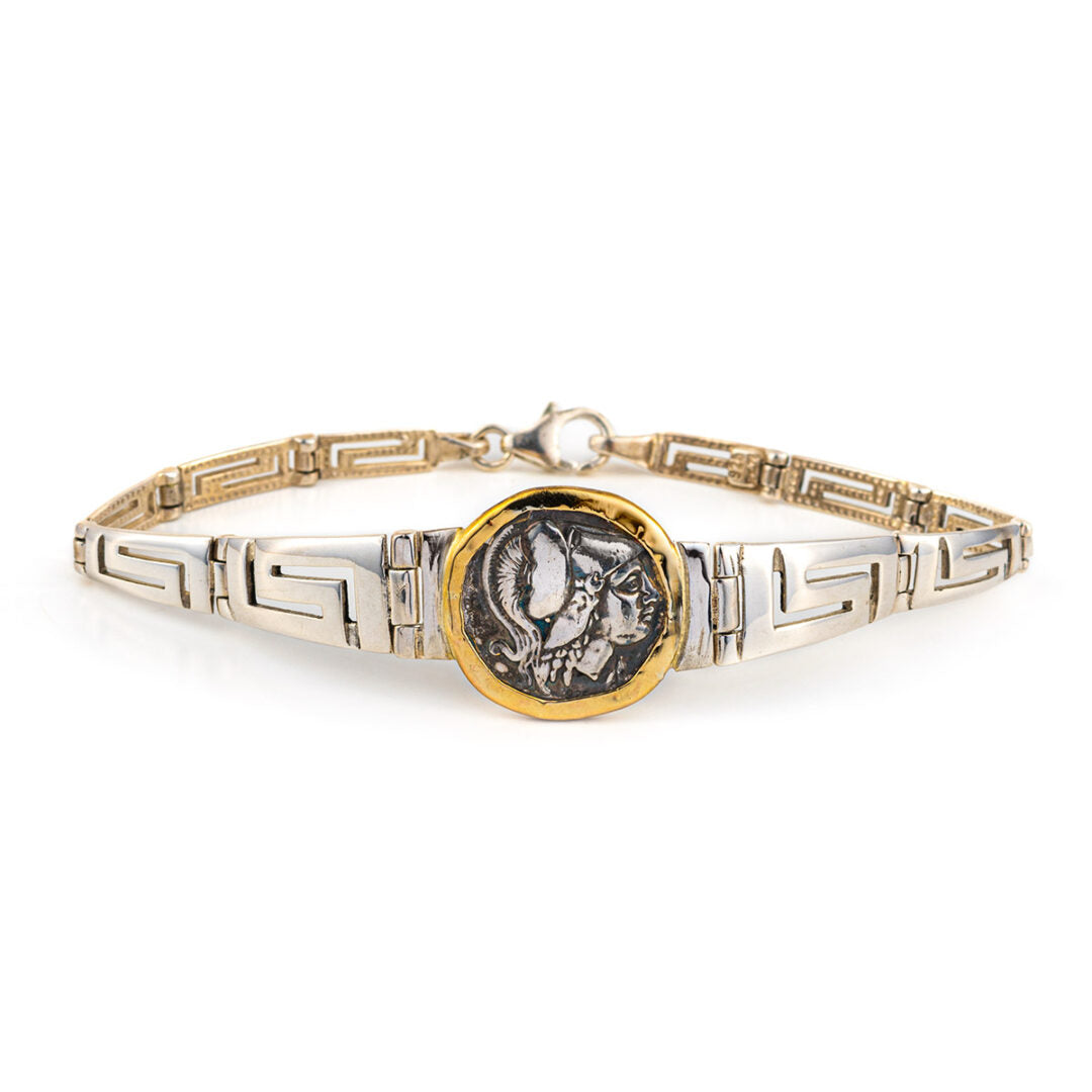 Athena Coin Link Bracelet