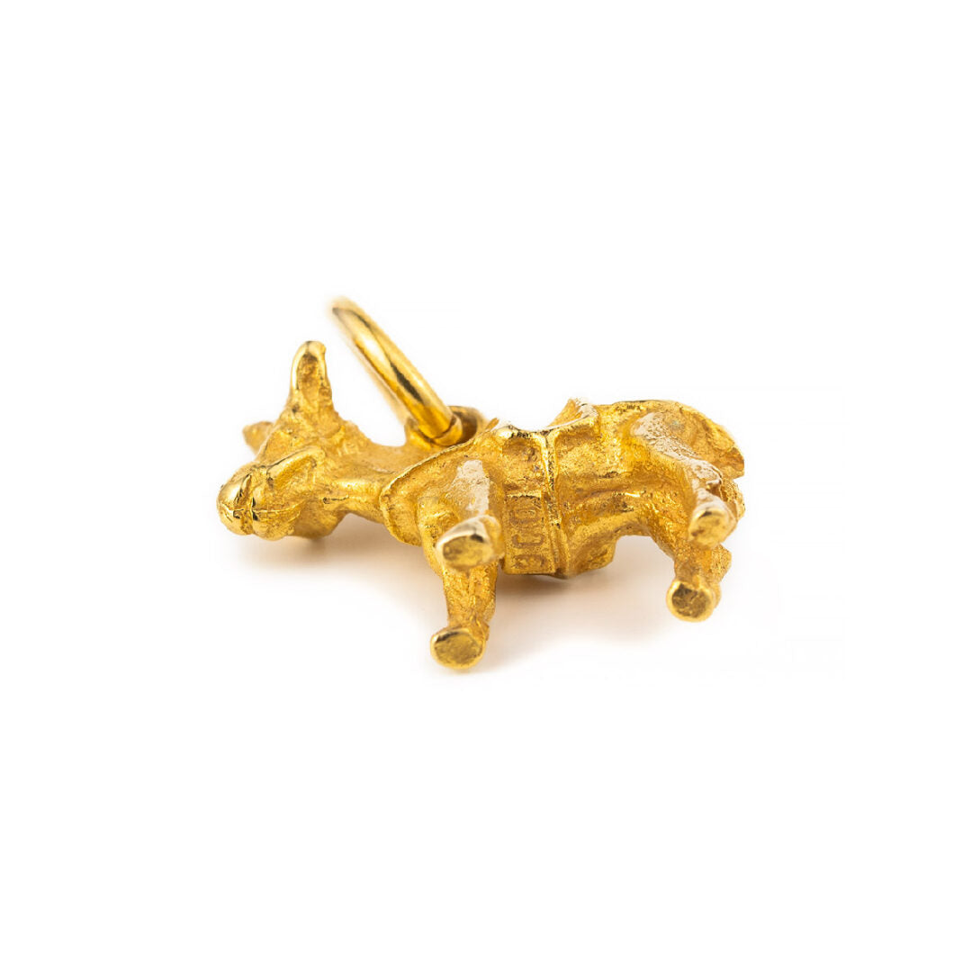 14k Gold Donkey Charm