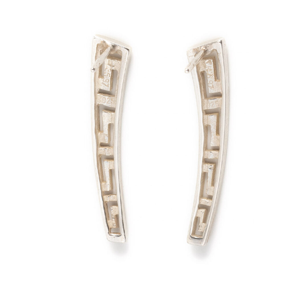 Meander Stud Earrings