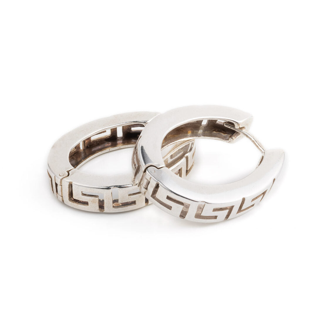 Meander Clip Earrings
