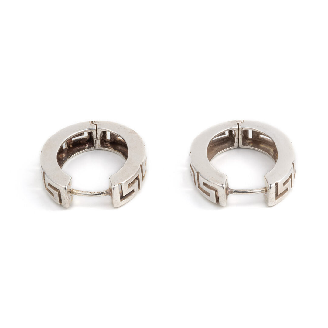 Meander Clip Earrings