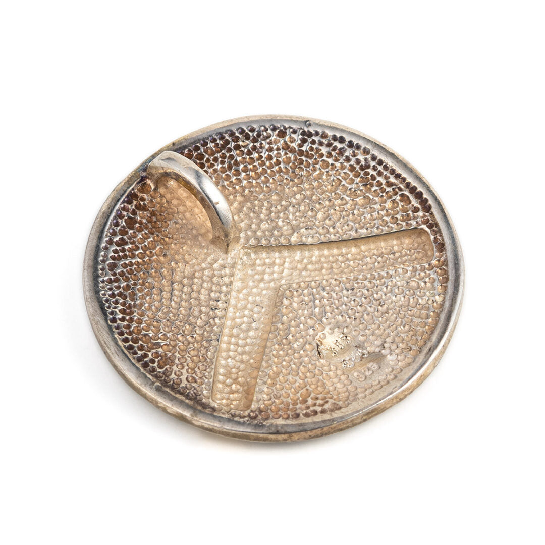 300 Spartans Shield Pendant - 14k Gold and Sterling silver