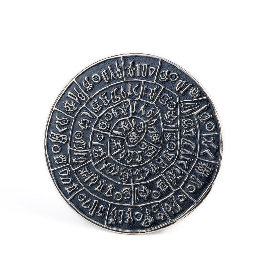 Phaistos Disc Ring - 925 Sterling Silver