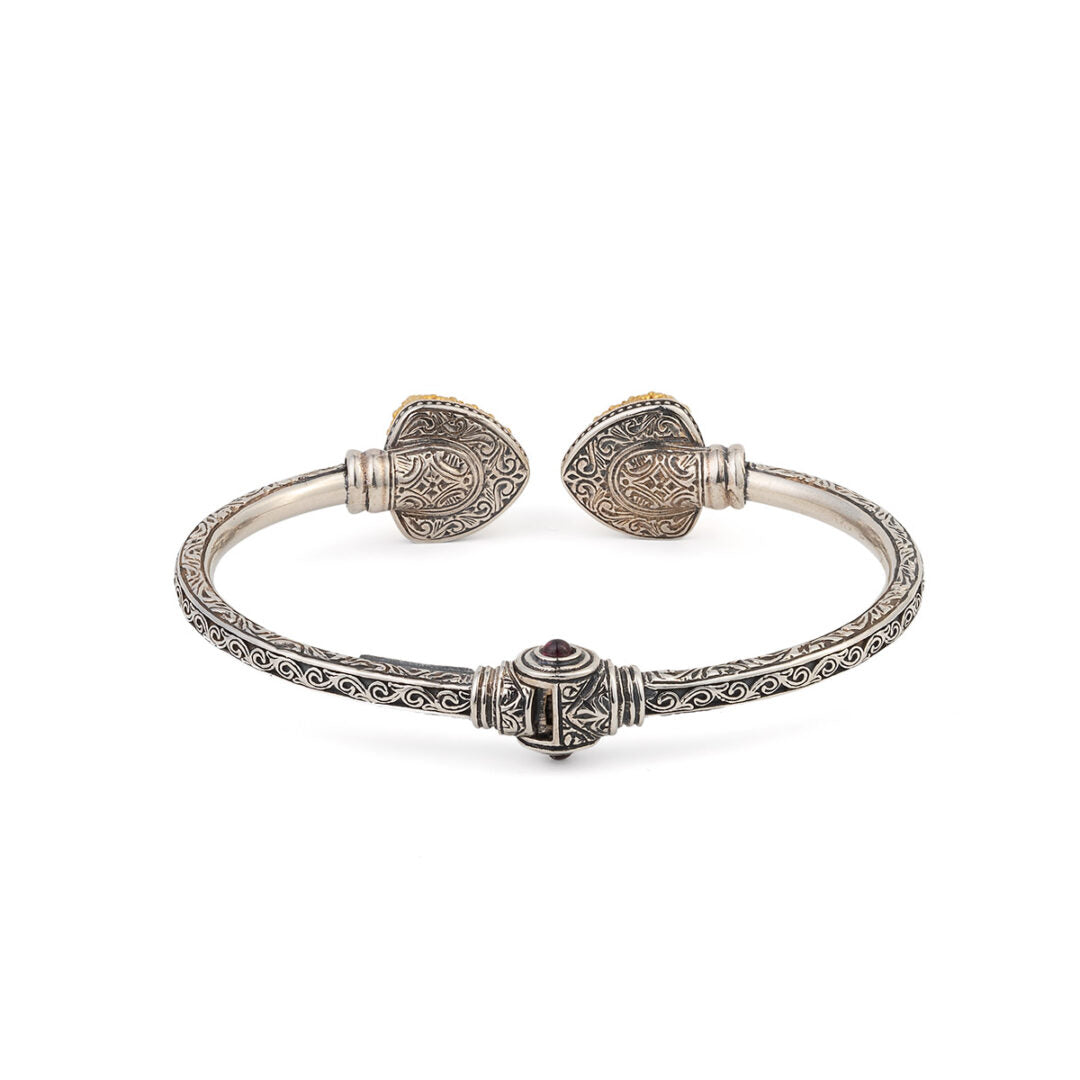 Gerochristo - Iris Bracelet in Sterling Silver with Lapis Lazuli