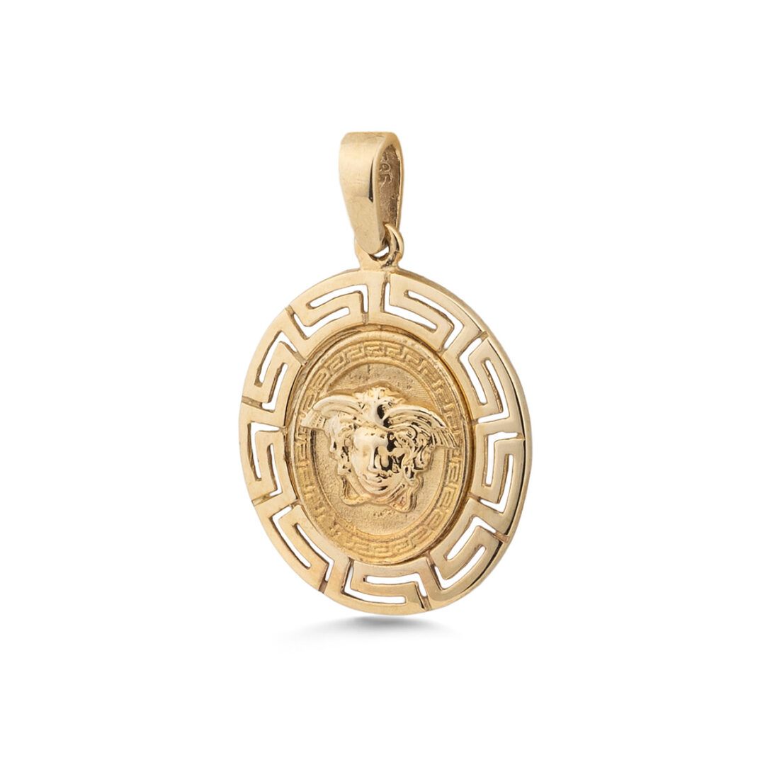Medousa Pendant - 14K Gold