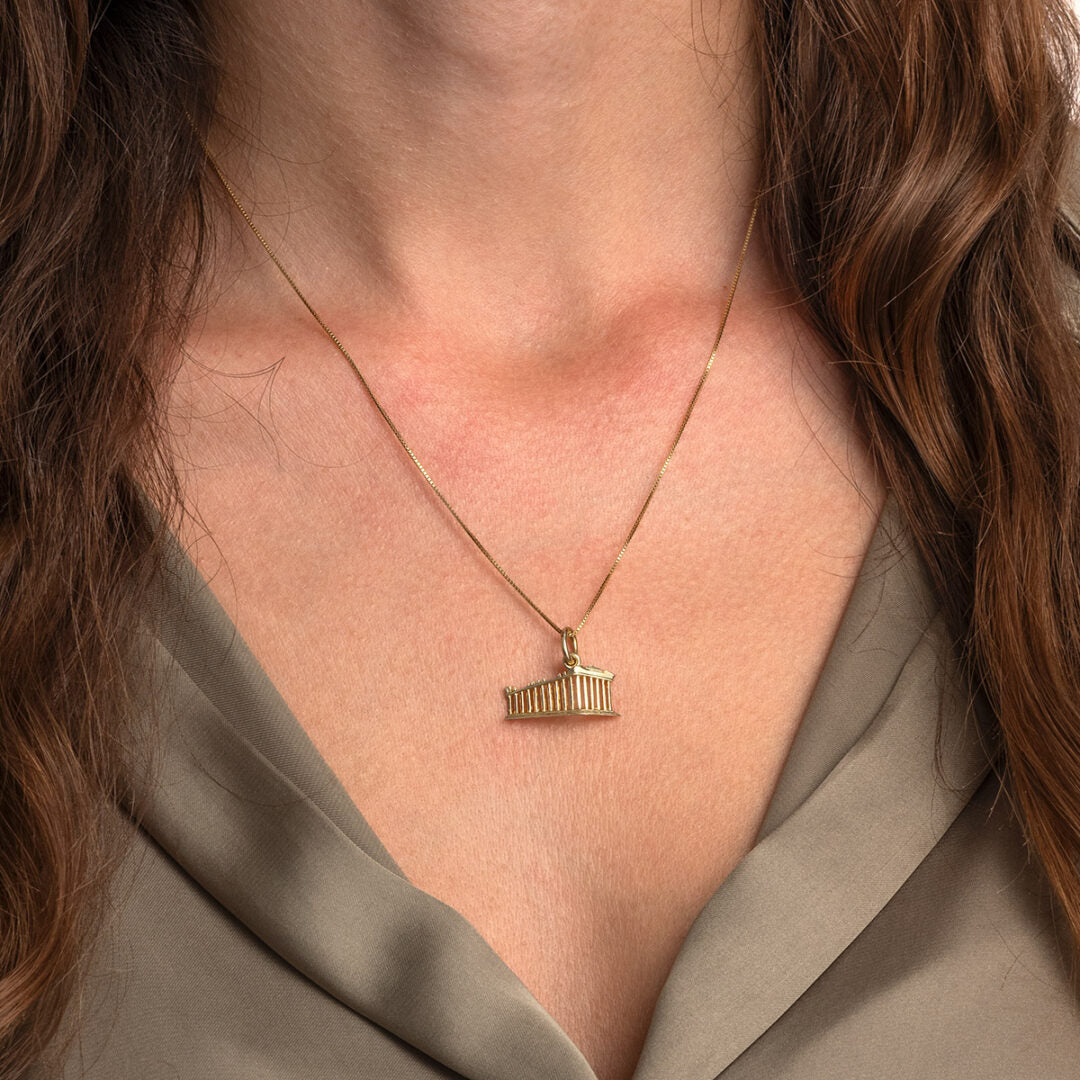 Parthenon Pendant - 14K Gold