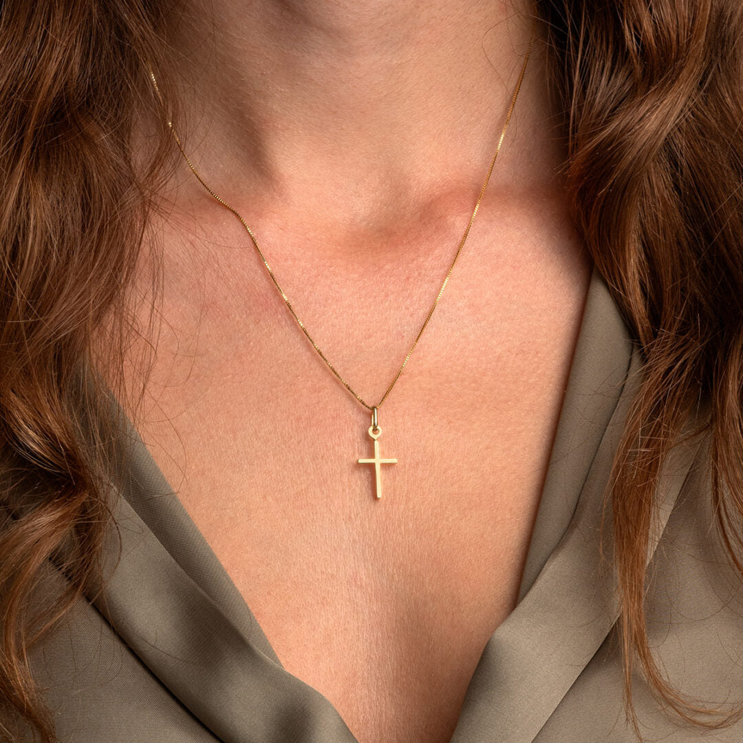 14K Gold Cross
