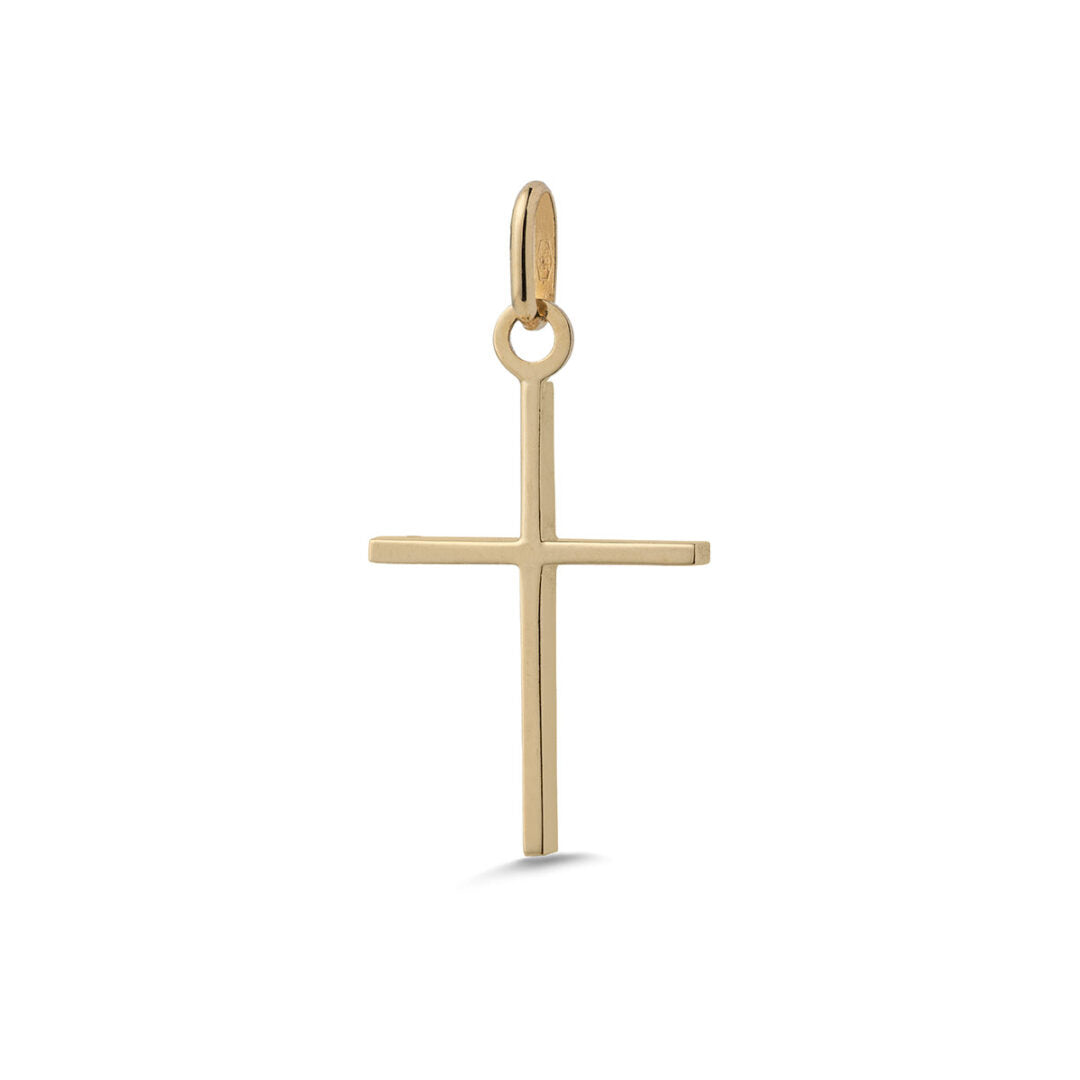 14K Gold Baptism Cross