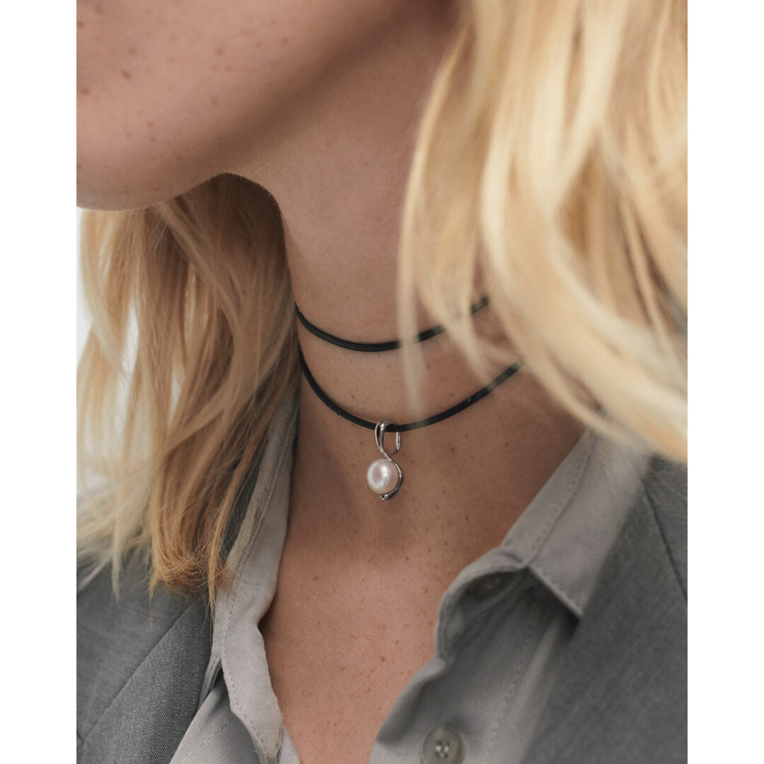 PDPAOLA La perla essential silver pendant