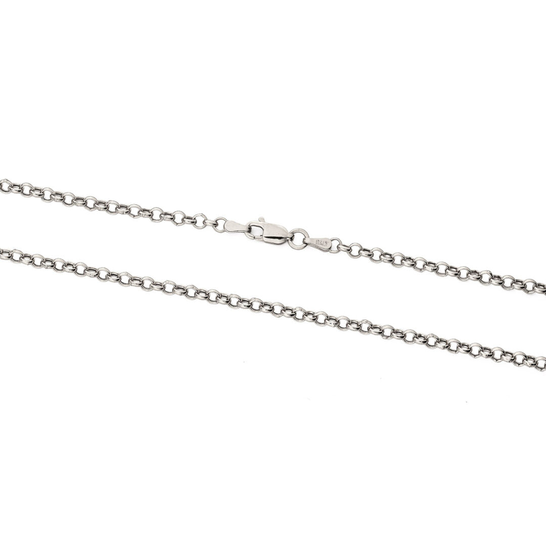 Rolo Chain in 925 Sterling Silver and Gold Plated