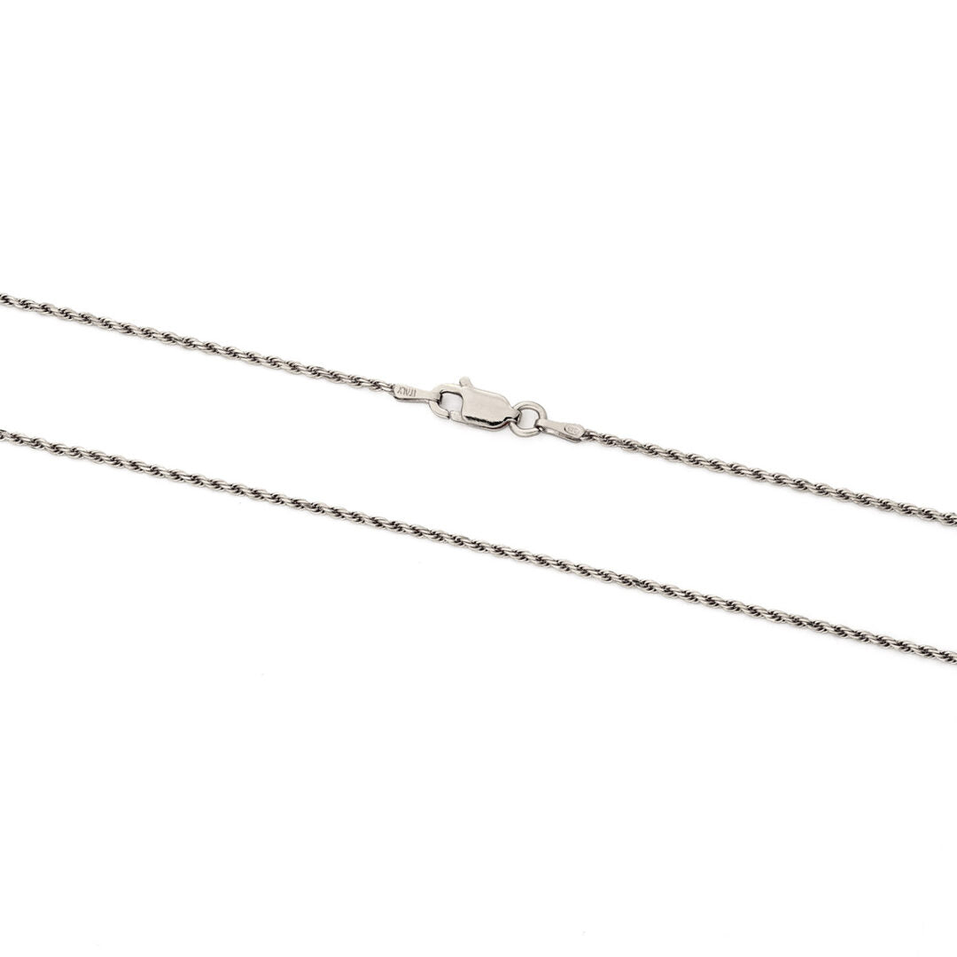 Thin Rope Chain - 925 Sterling Silver and Gold Plated