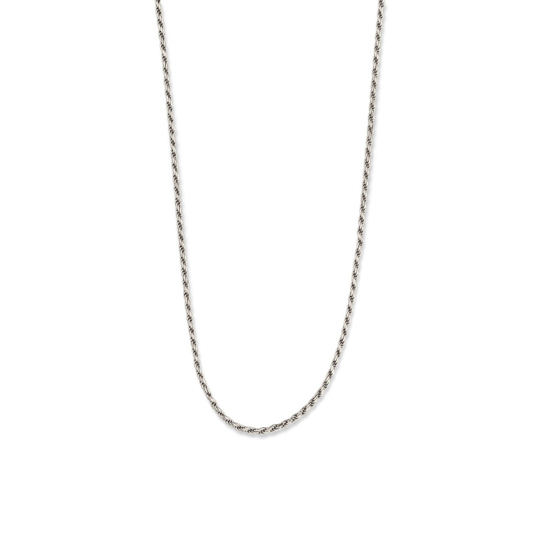 Thin Rope Chain - 925 Sterling Silver and Gold Plated