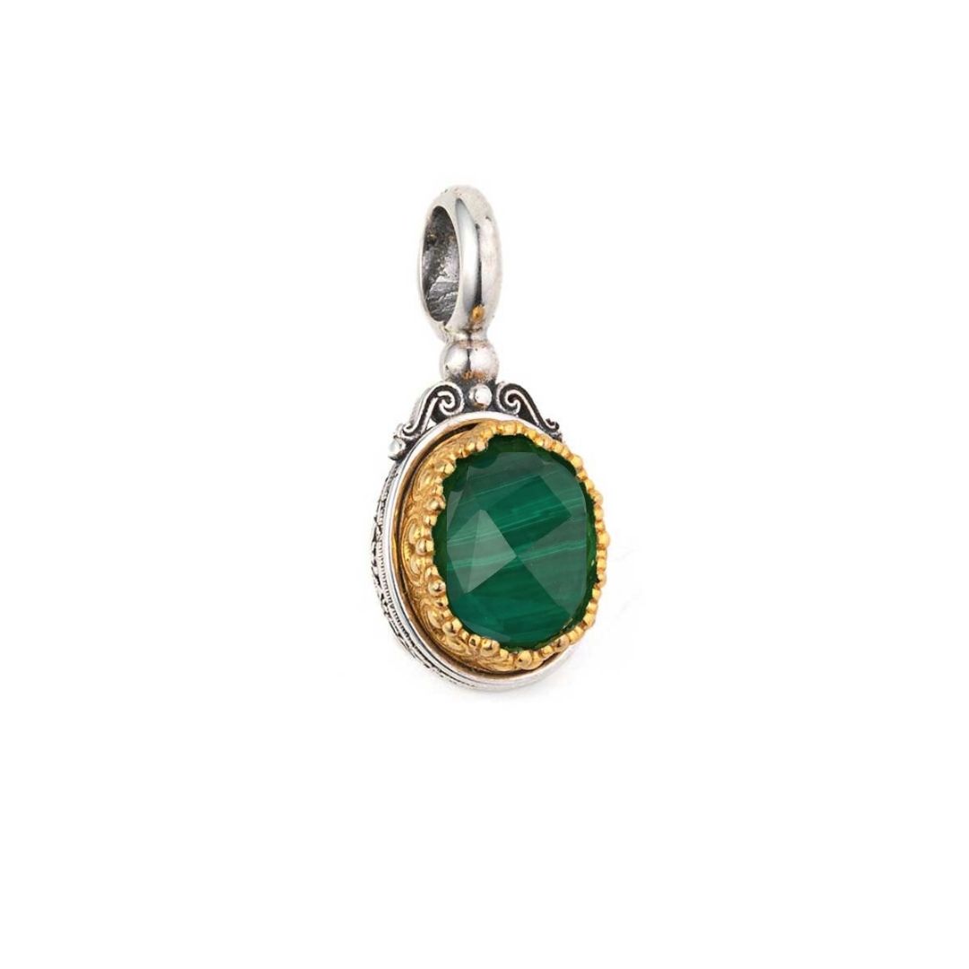 Gerochristo - Iris pendant with Gemstone 925 Sterling Silver