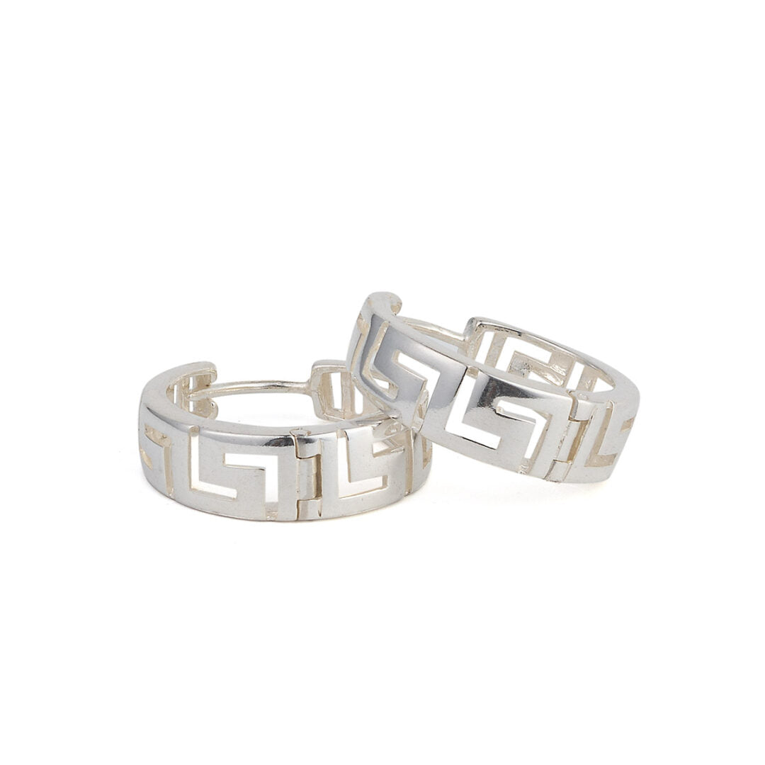 Greca Earrings - 925 Sterling Silver