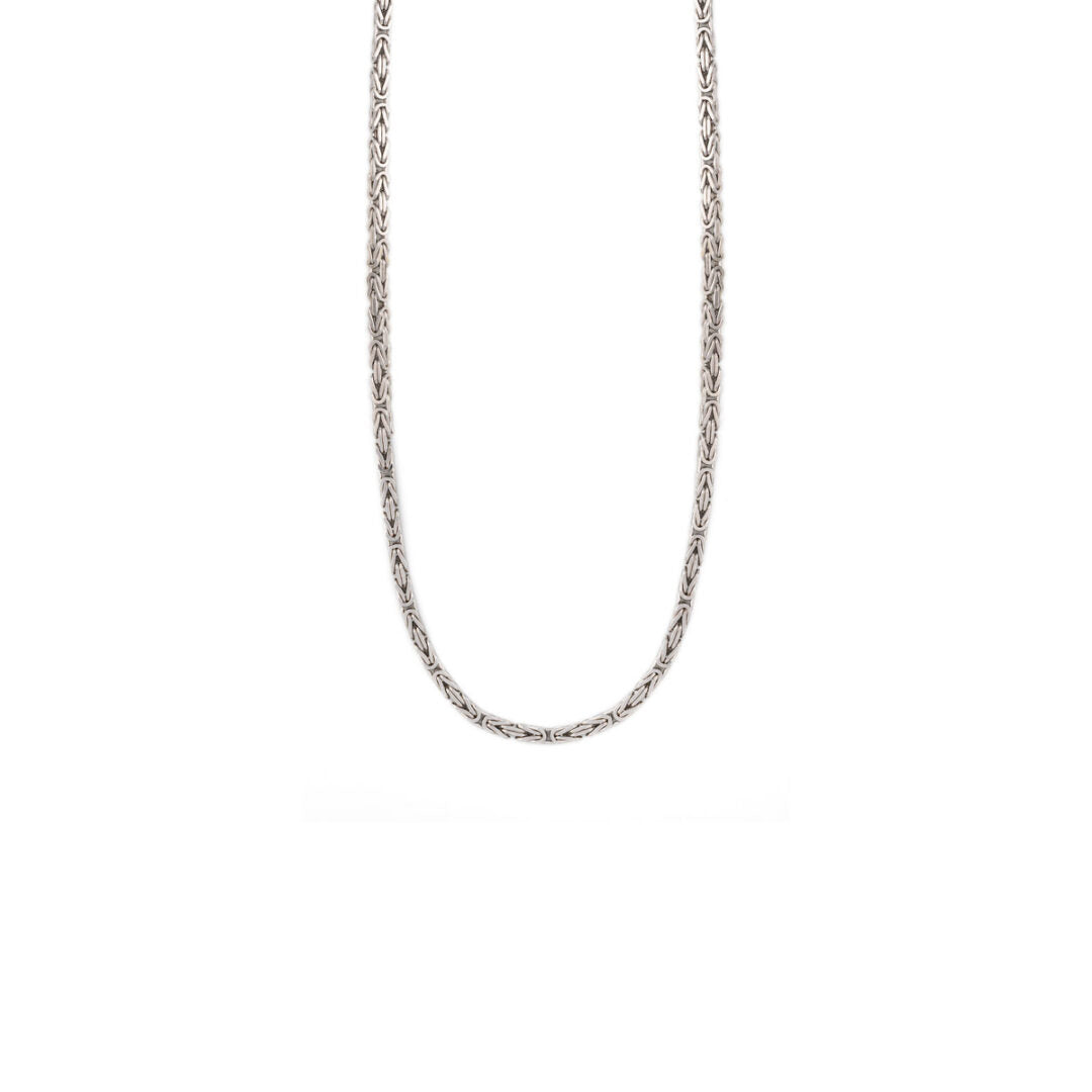 Ασήμι 925 Αλυσίδα Βυζαντινή 55cm