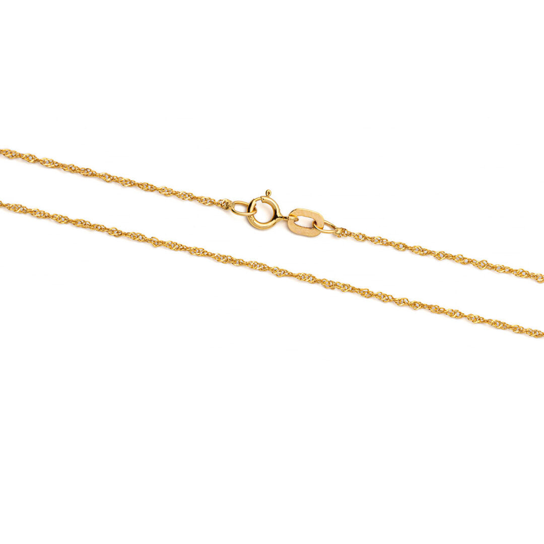 14K Gold Twisted Chain