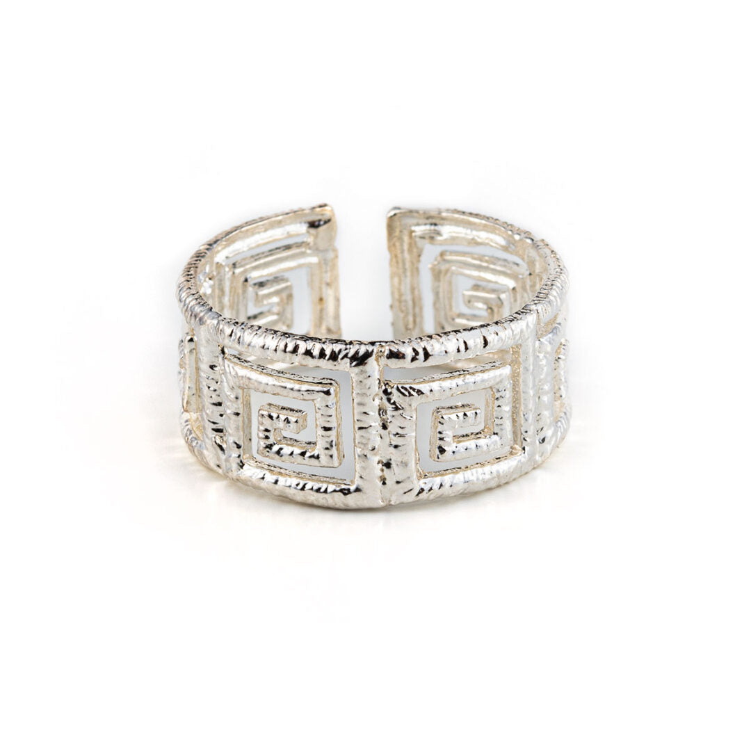 Meander Ring - 925 Sterling Silver