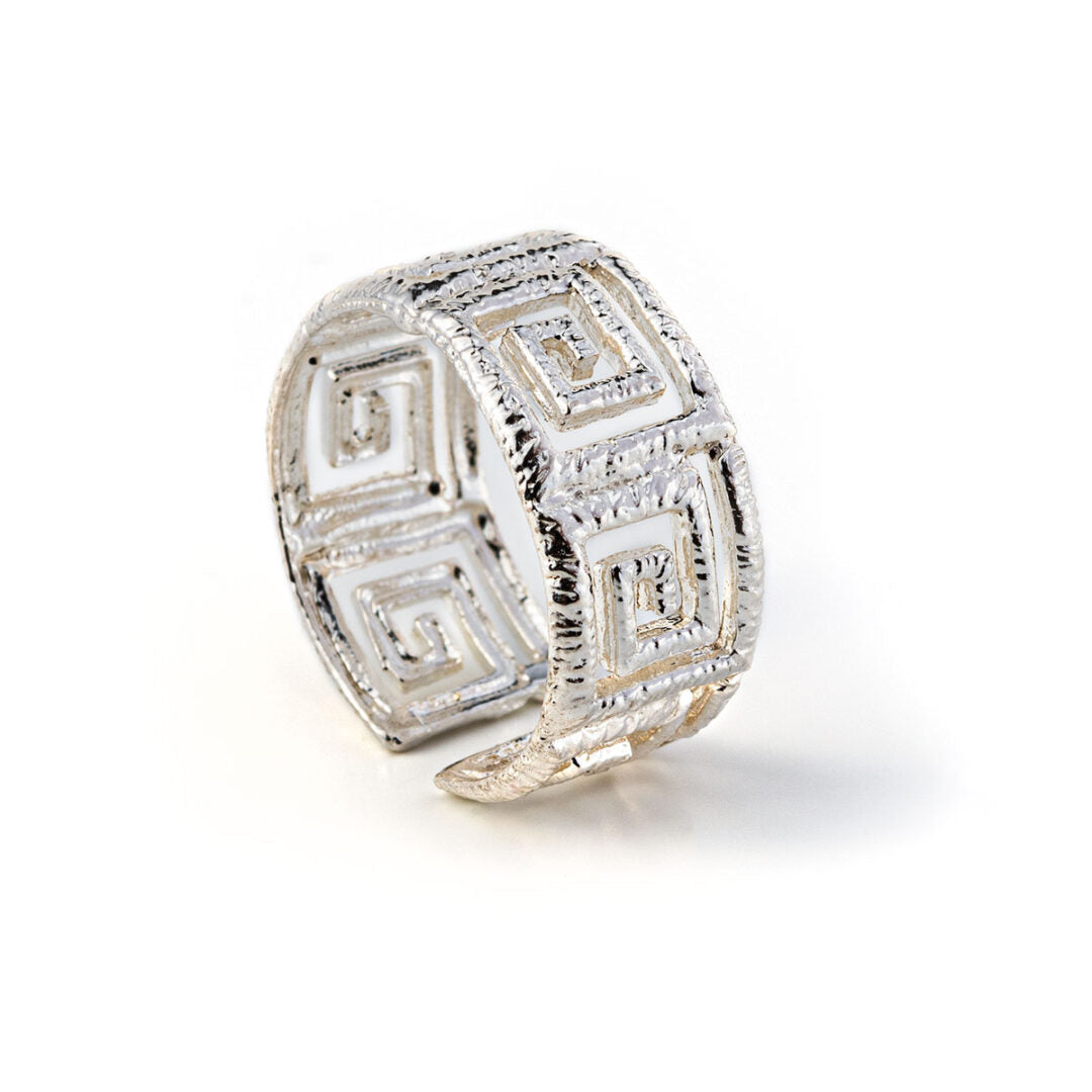 Meander Ring - 925 Sterling Silver