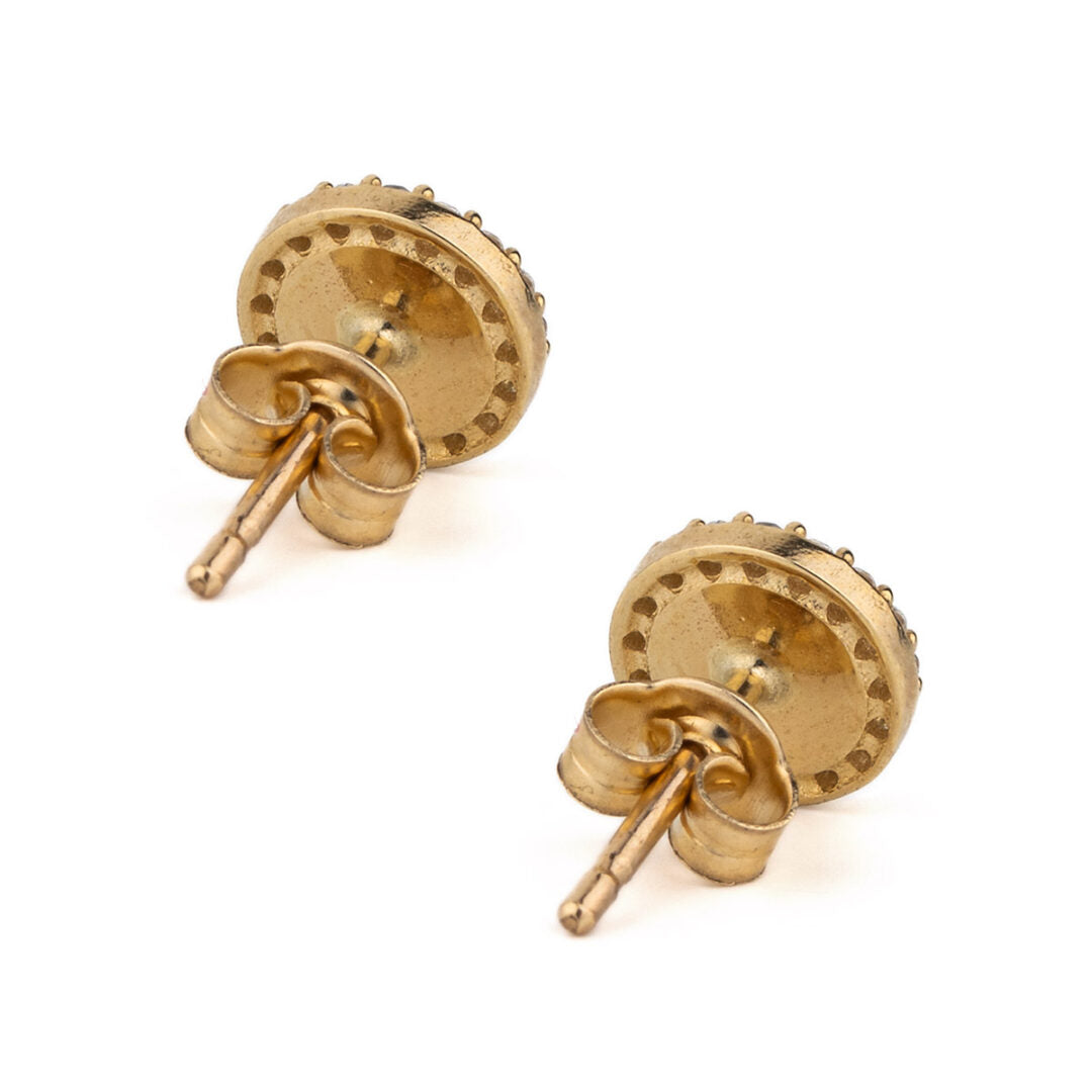 Eye Stud Earrings – 9K Gold