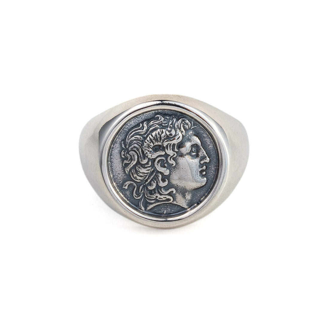 Sterling Silver Ring Alexander the Great