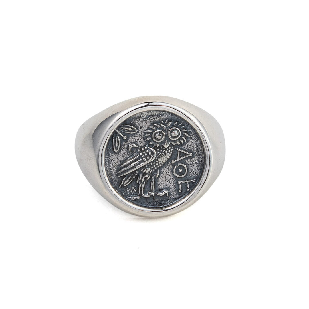 Wisdom Owl Ring - 925 Sterling Silver