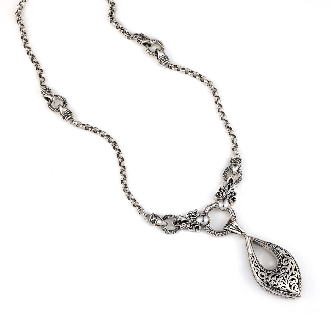 Βυζαντινό Κολιέ Ασήμι 925 - Yianni Jewelry