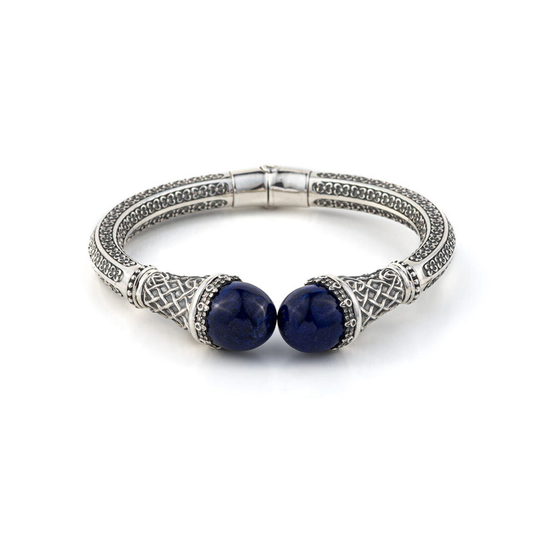 Lapis Lazuli Bracelet – Sterling Silver Yianni Jewelry