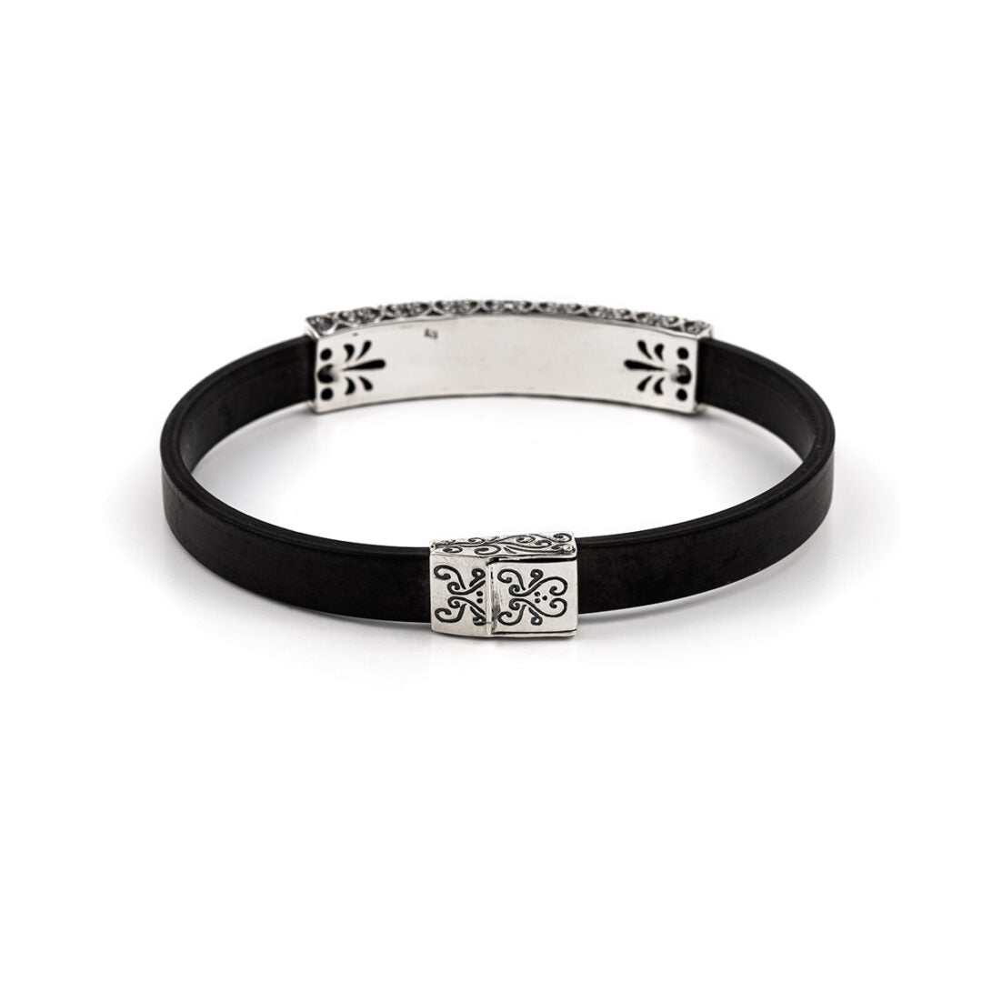 Byzantine Floral Bracelet – Sterling Silver Yianni Jewelry