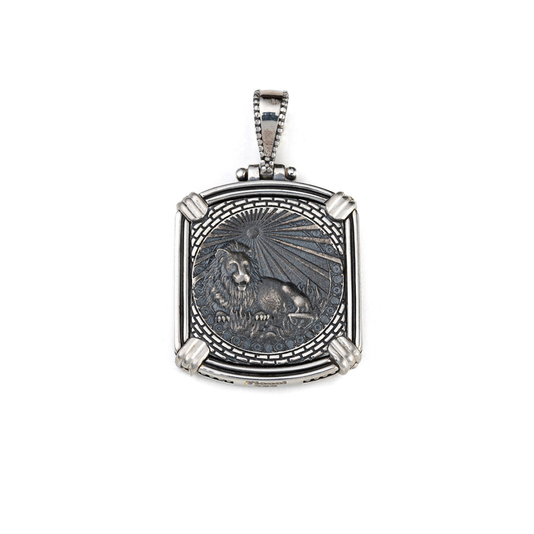 Reversible Zodiac Pendant - 925 Sterling Silver