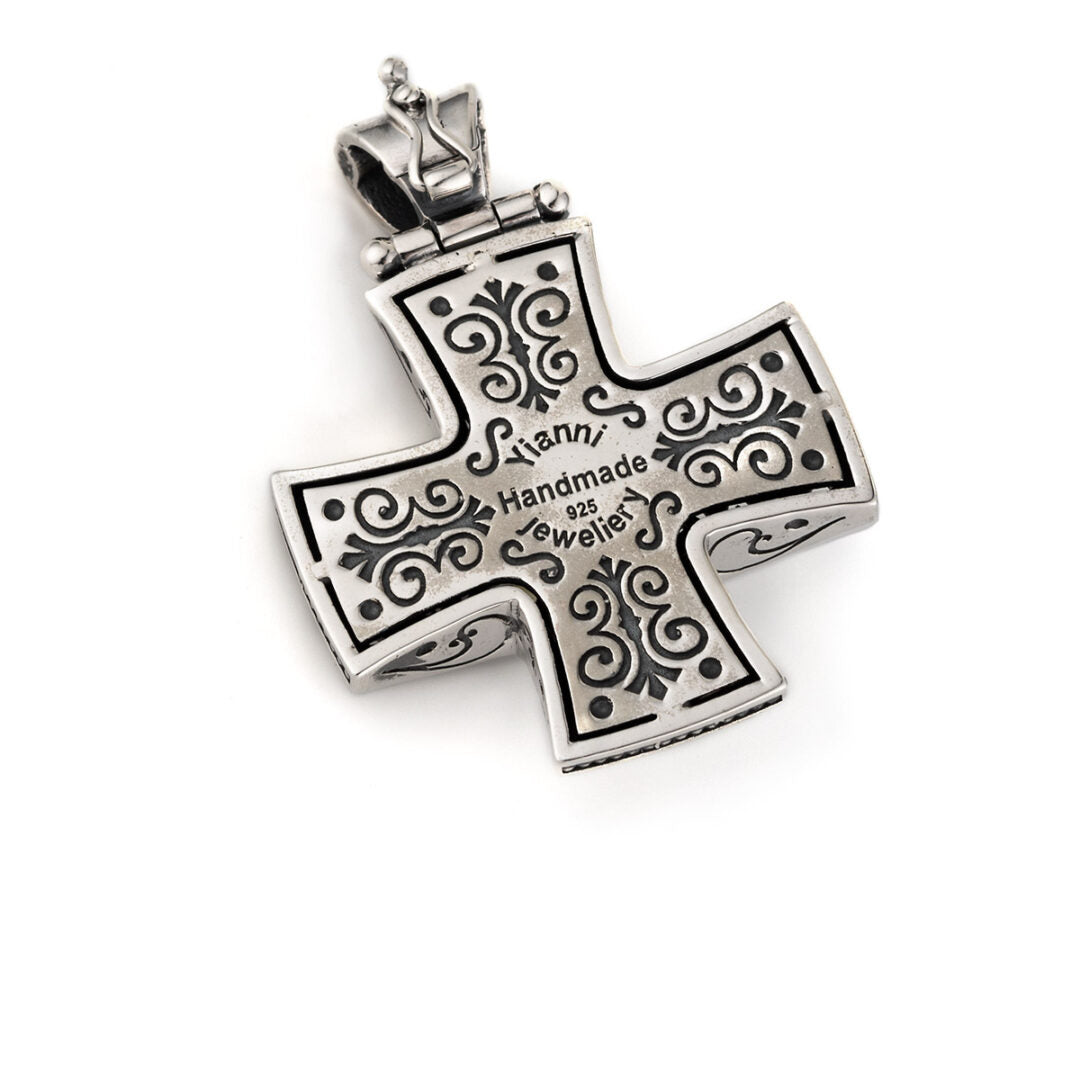 Cross Pendant Zeno Sterling Silver - Yianni Jewelry